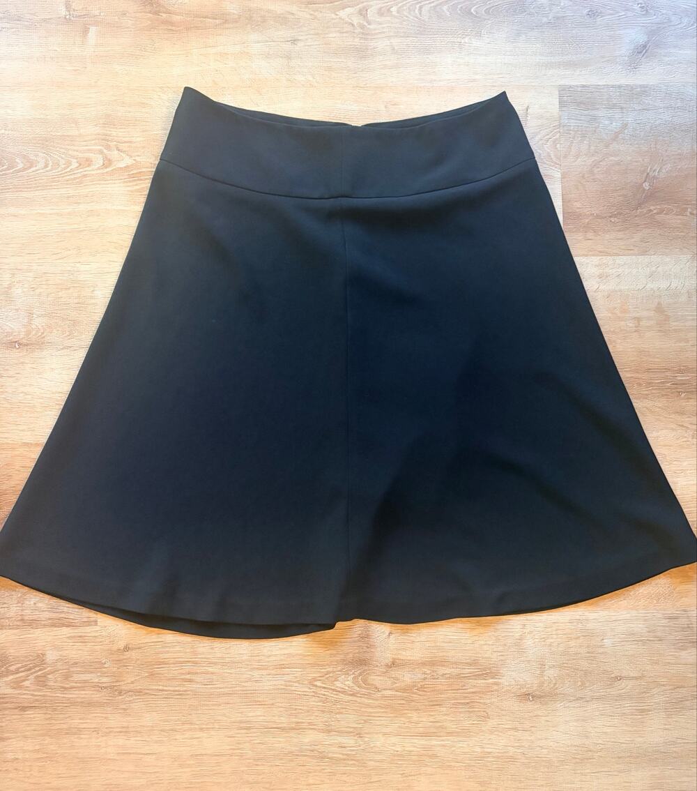 Calvin Klein Black A-Line Knit Skirt - Size 12